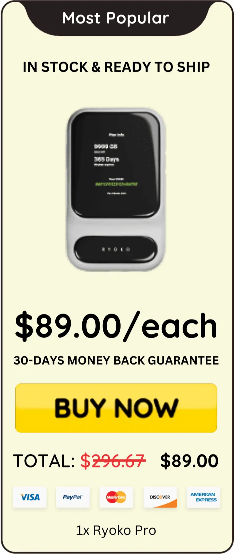 Ryoko Pro offer price